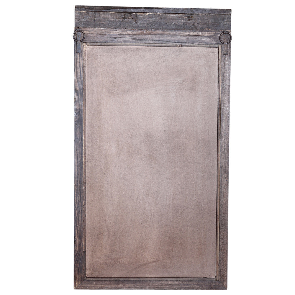 Antique Rabail Carved Floral Mirror