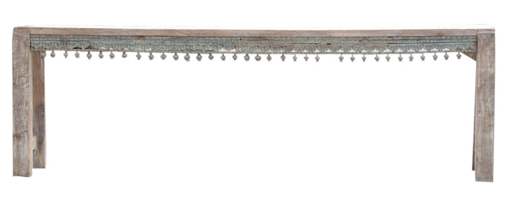 Antique Spindle Beam Console