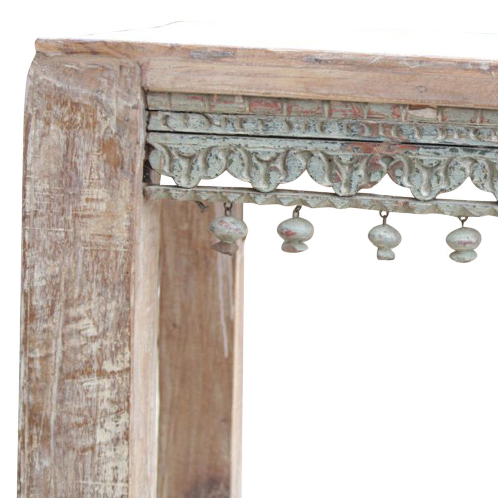 Antique Spindle Beam Console