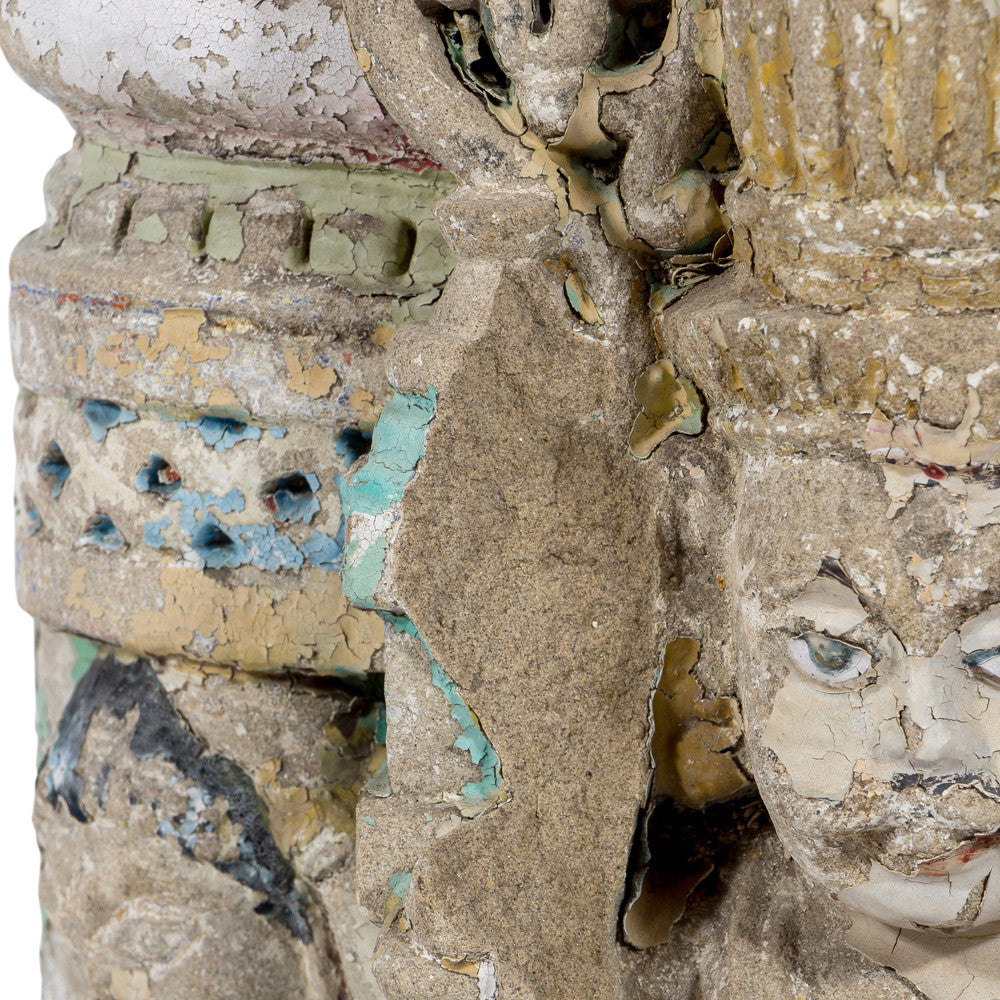 Antique Stone Temple Pillar
