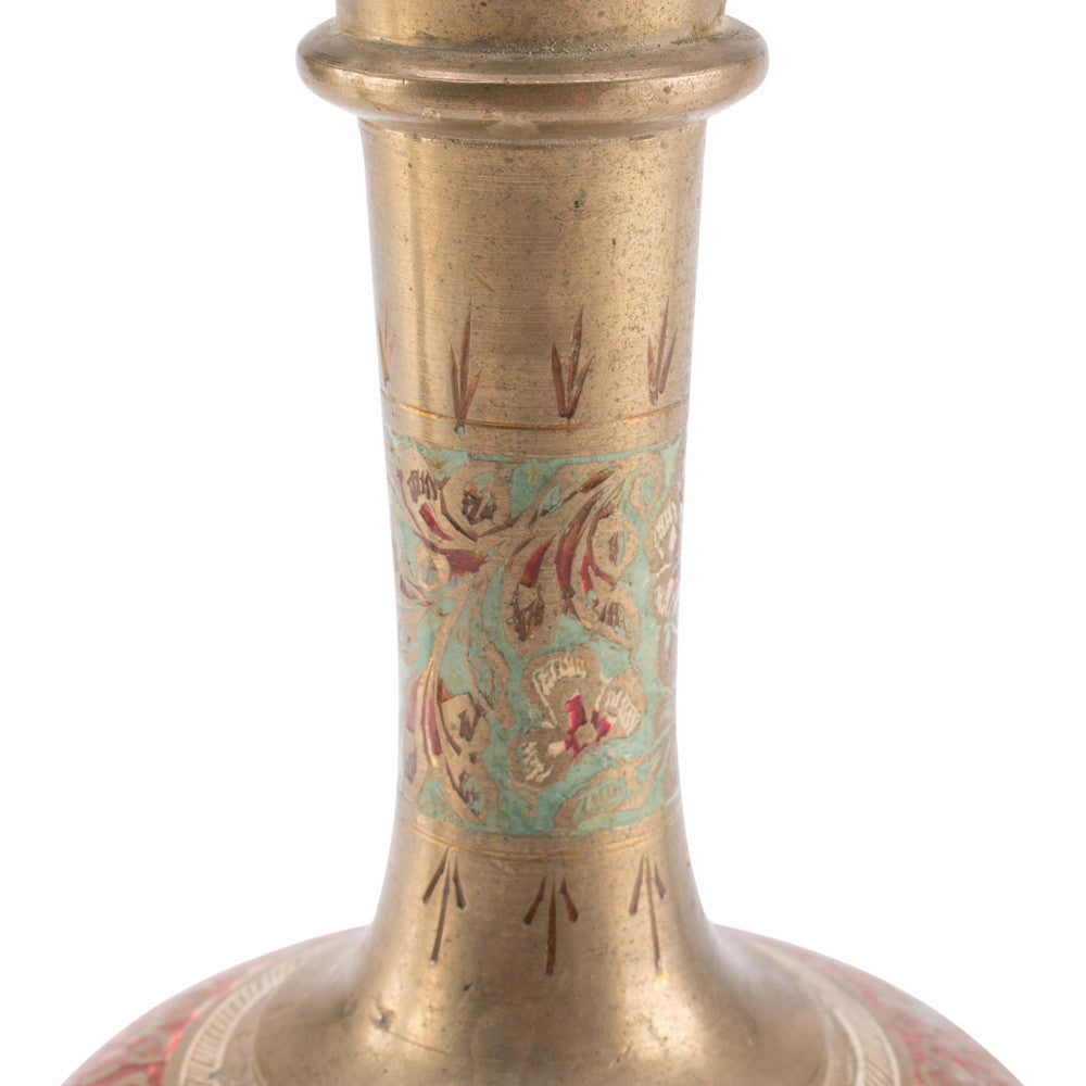 Painted Brass Tea Kettle
