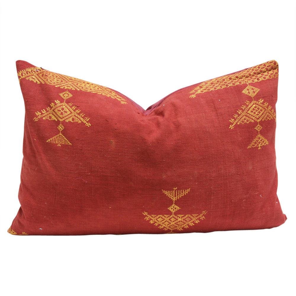 Bagh Phulkari Pillow (Lumbar)