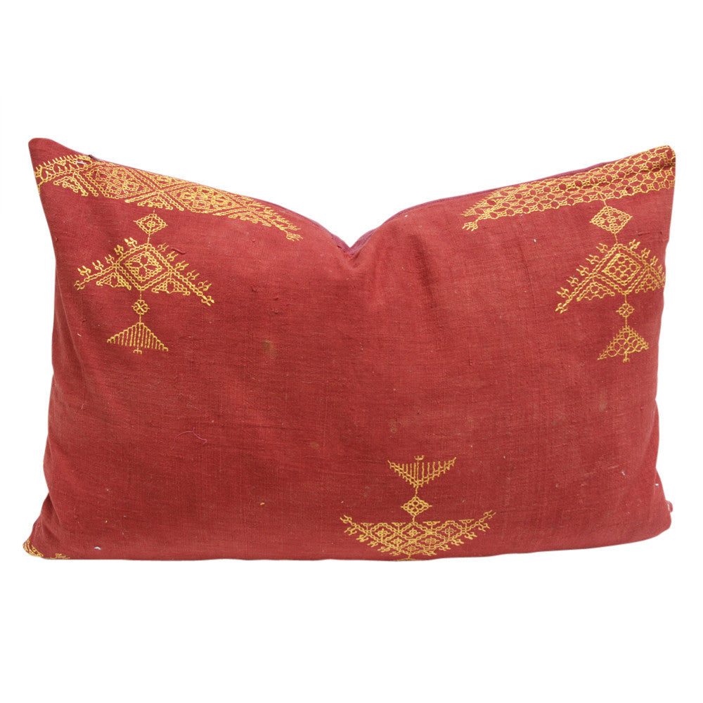 Bagh Phulkari Pillow (Lumbar)