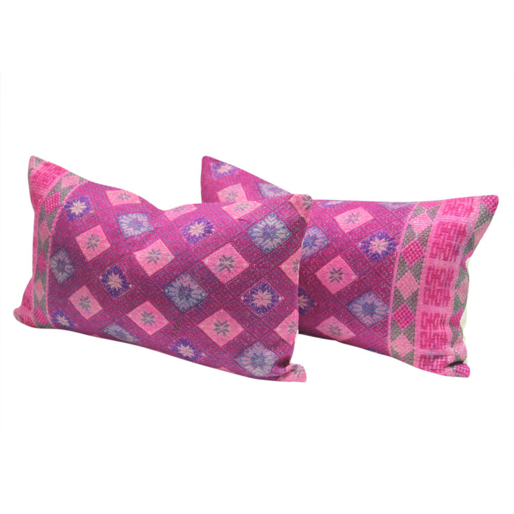 Benares Brocade Pillows, Pair