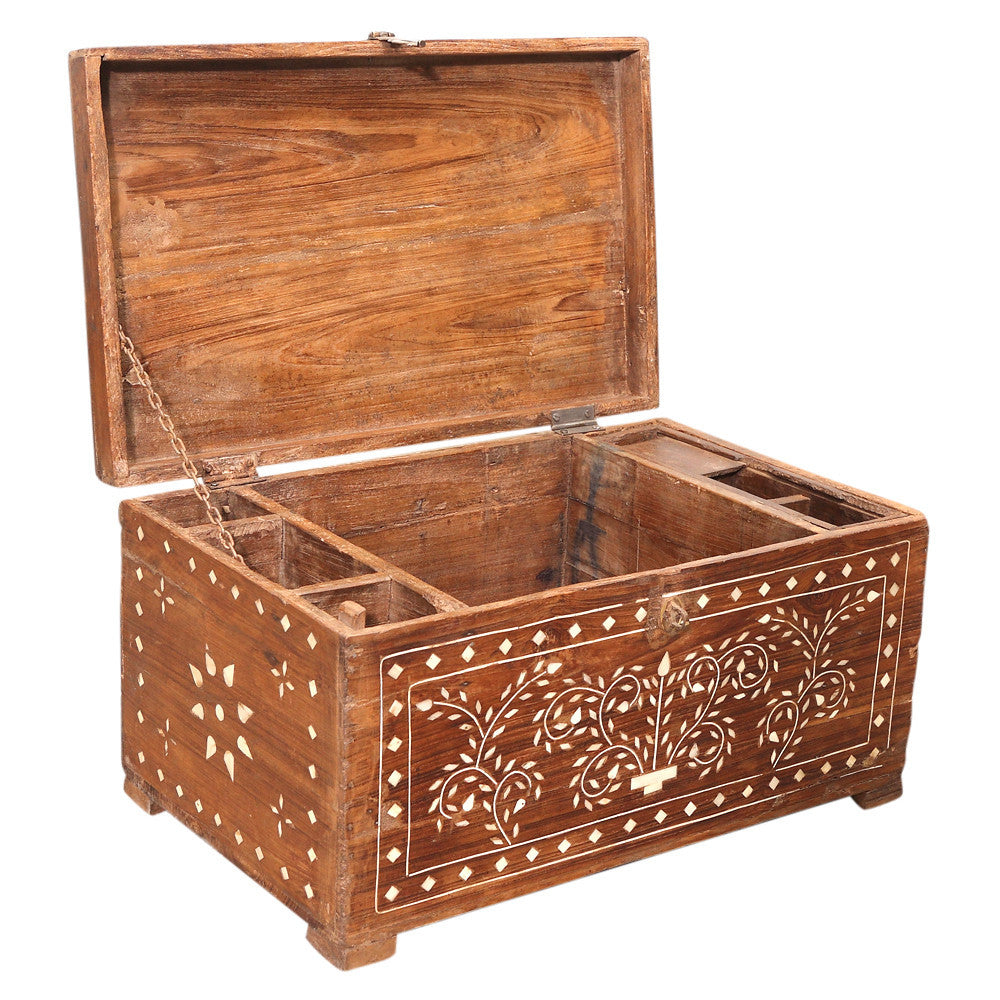 Bone Inlay Document Box