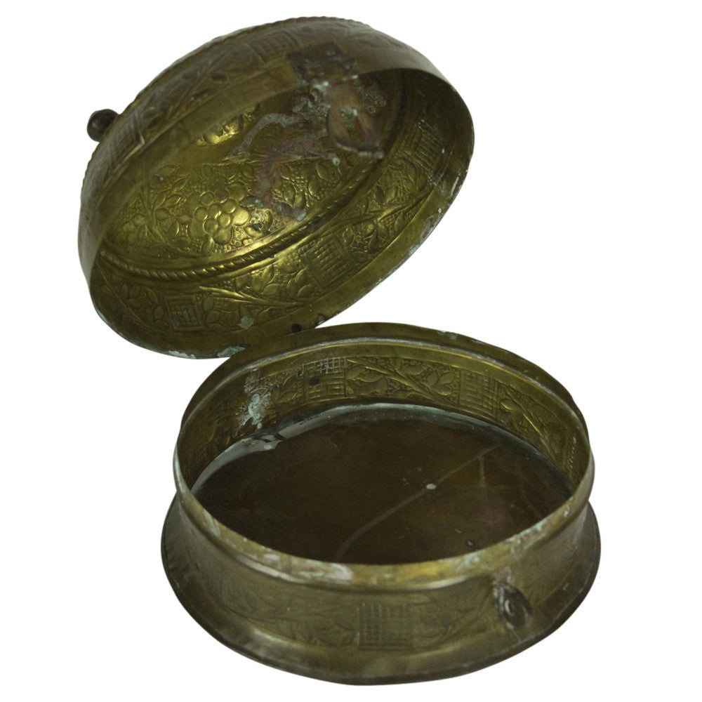Brass Beetlenut Box