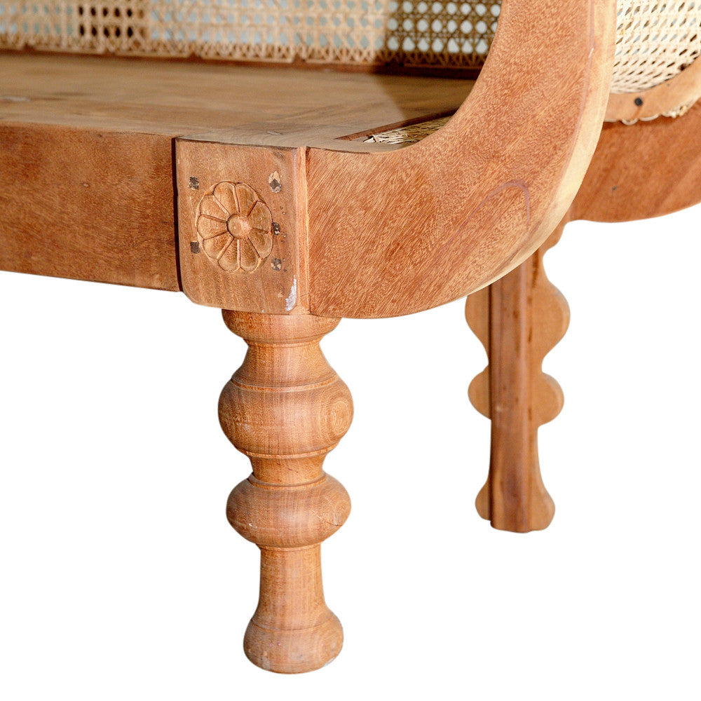 British Colonial Plantation Bench