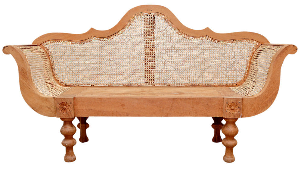 British Colonial Plantation Bench