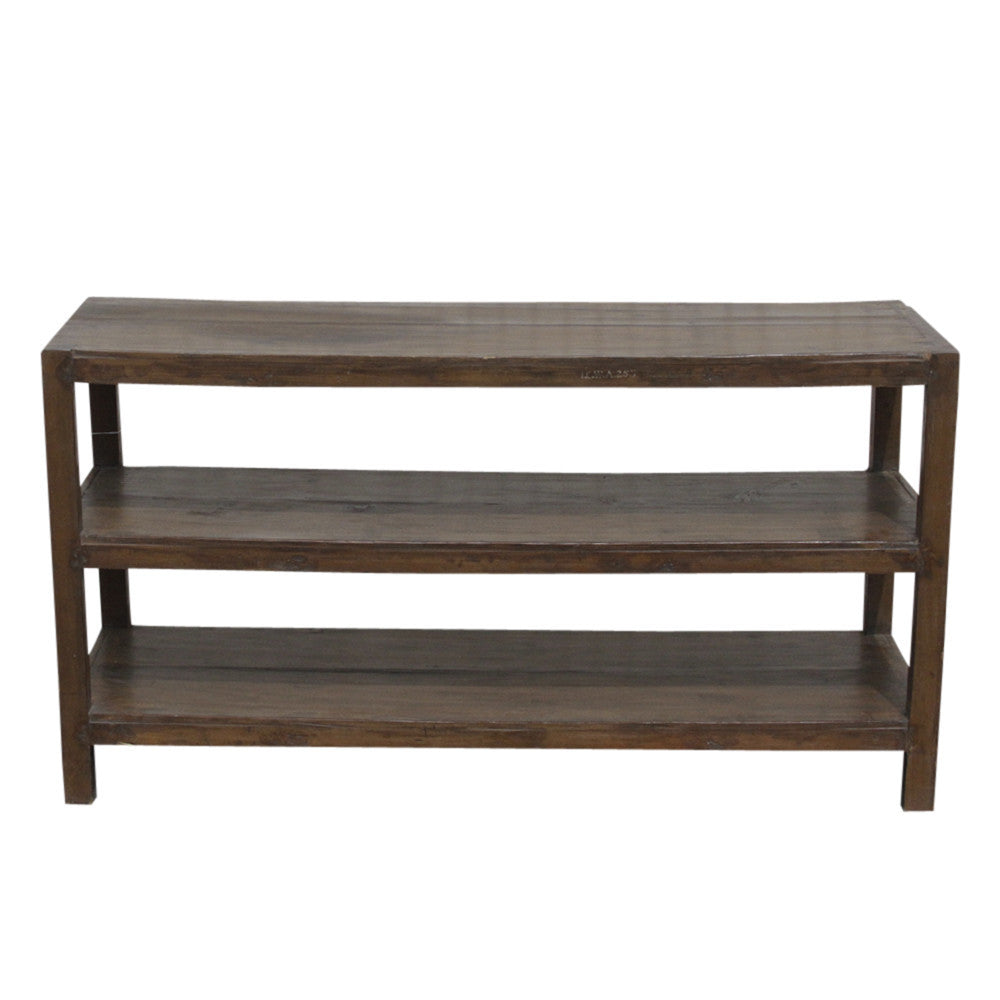 British Colonial Teak Bookshelf