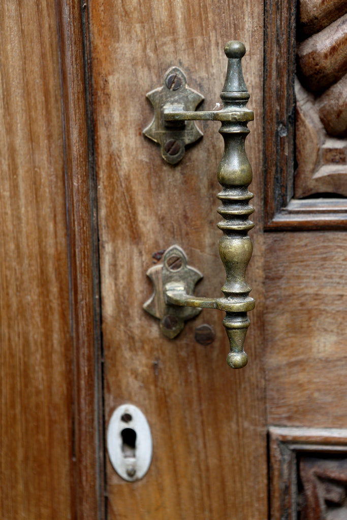 Campaign Teak Colonial Cabinet