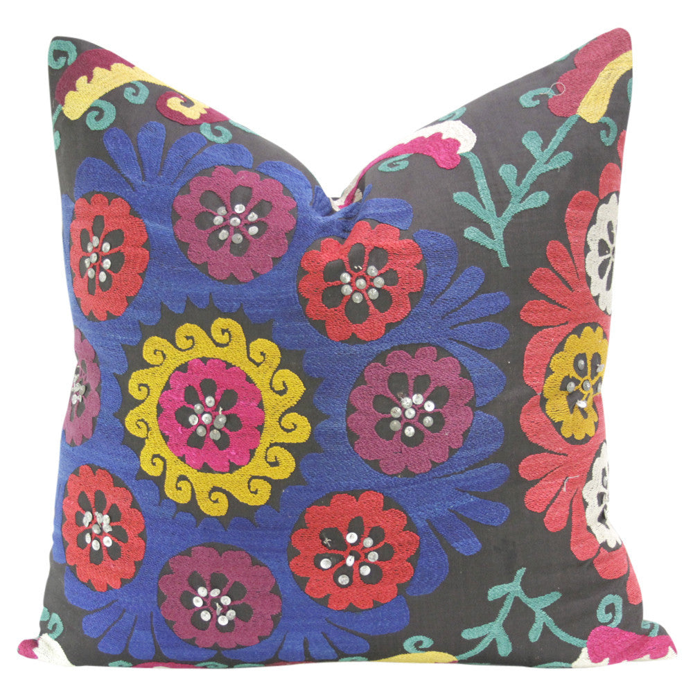 Chakra Suzani Square Pillow