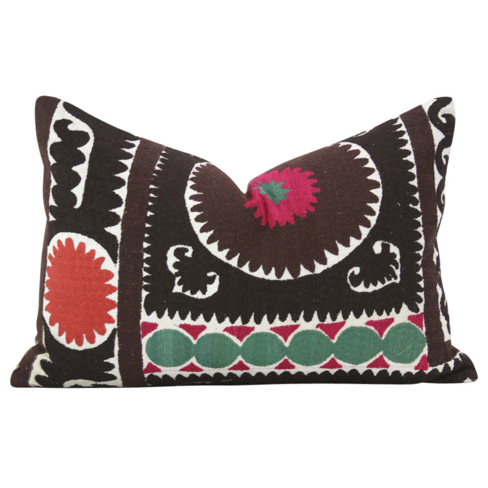 Champa Suzani Lumbar Pillow