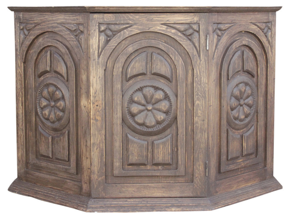 Colonial Floral Carved Buffet