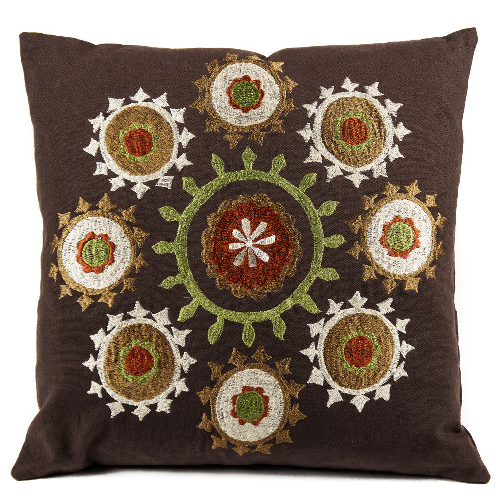Chakra Canvas Suzani Pillow