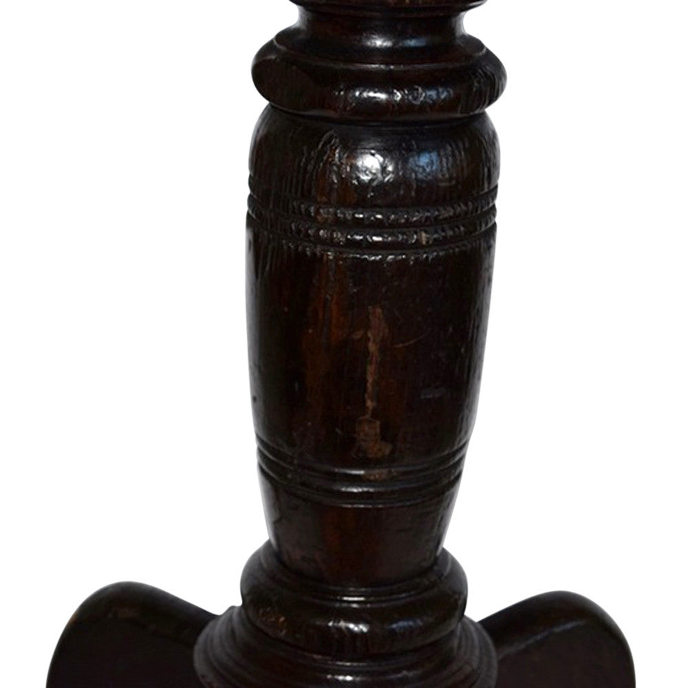 Antique English Oak Tripod Table