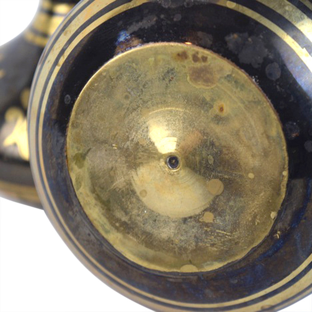 Pair Of Kashmiri Brass Vases