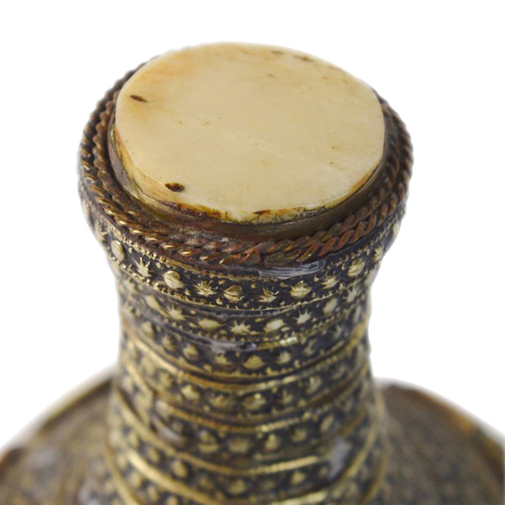 Moroccan Silver & Bone Jug