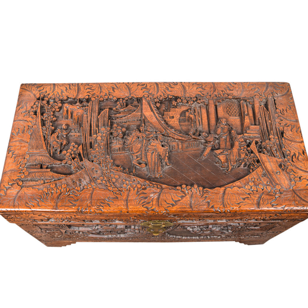 Mid 20th Century Chinese Carved Chest