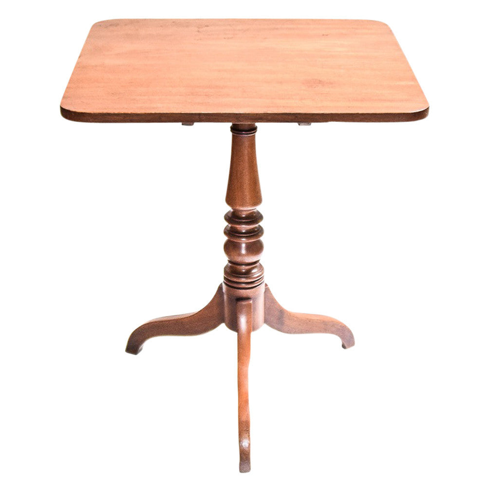 19th Century Square Tilt Top Table