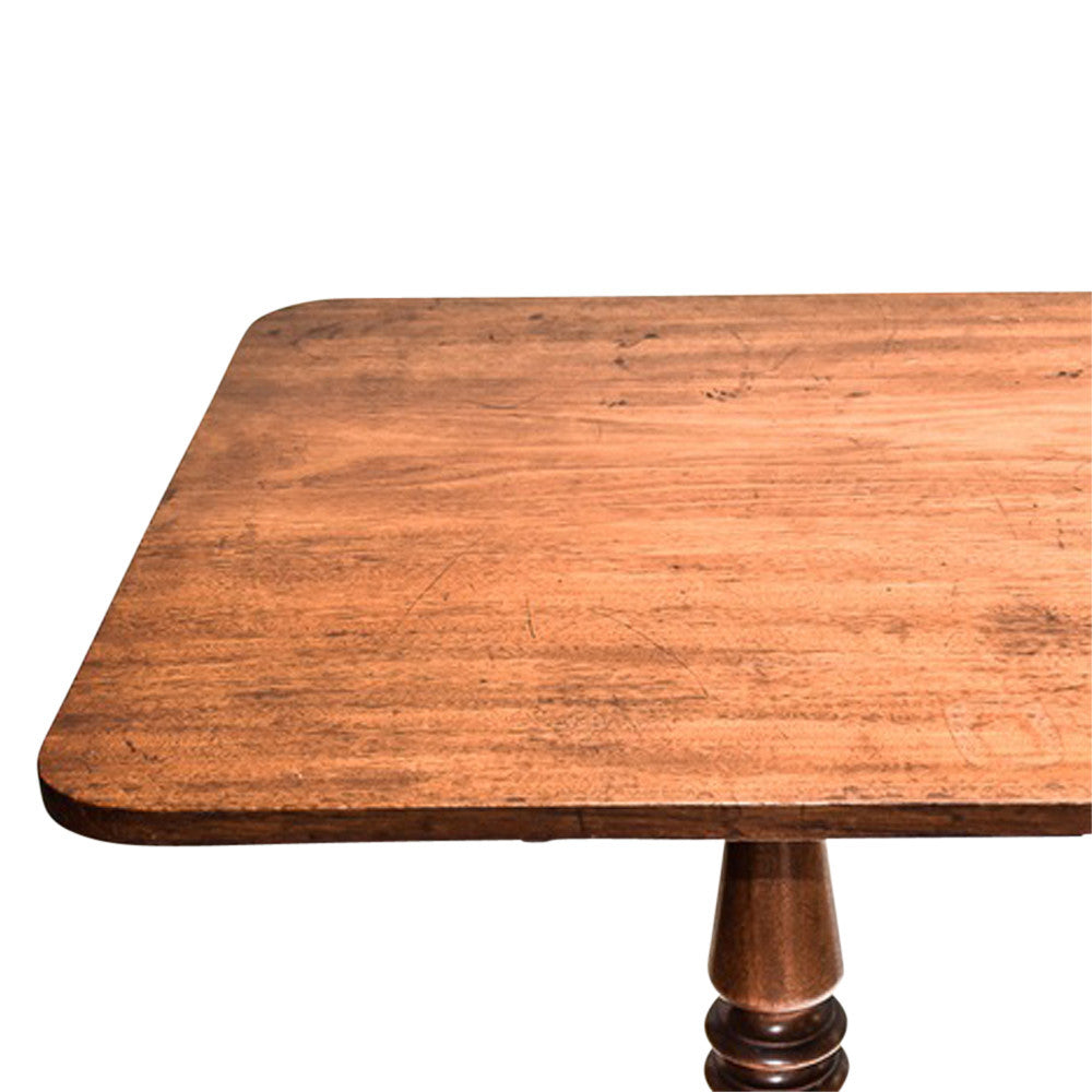 19th Century Square Tilt Top Table