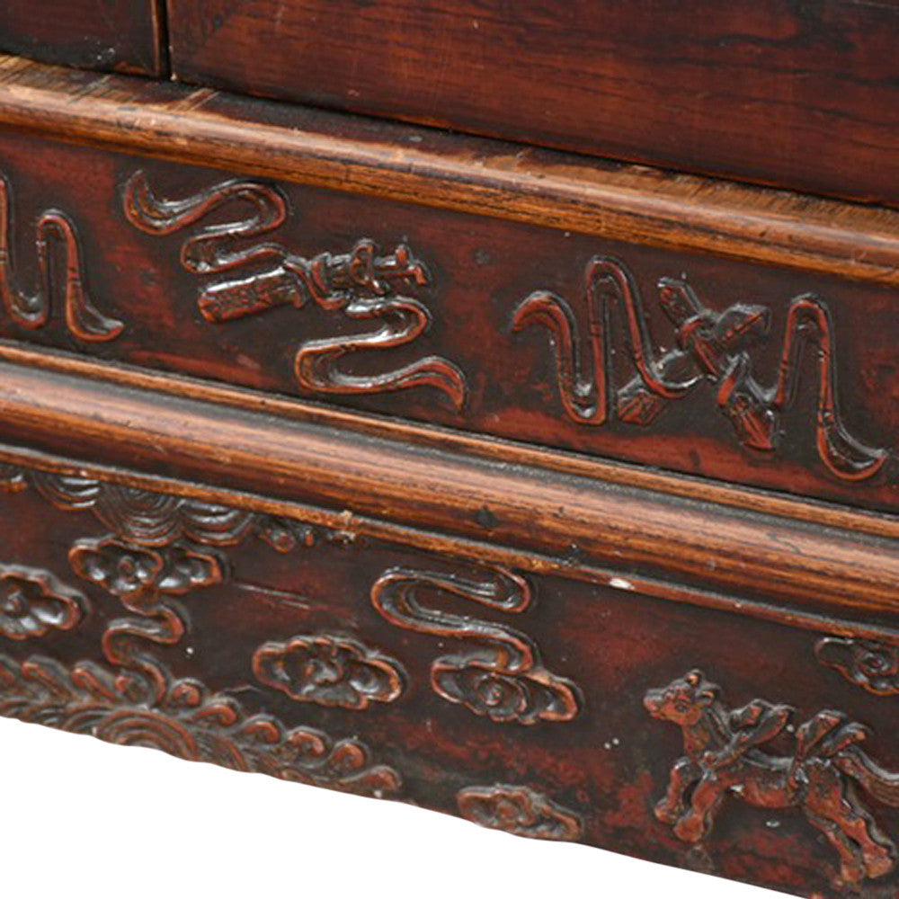 Antique Chinese Medallion Buffet