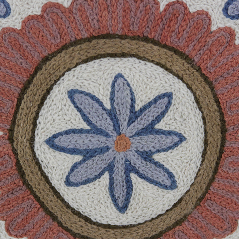 Daisy Gulmarg Aari Pillow