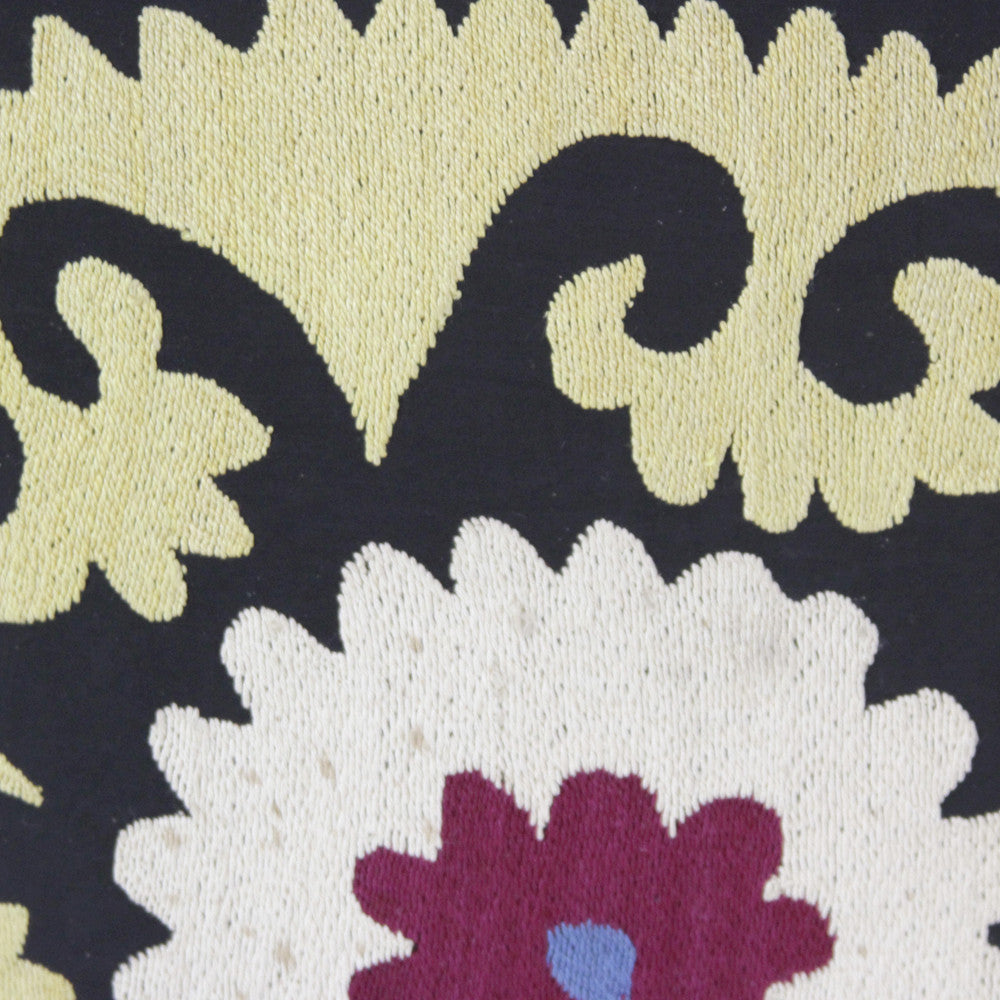 Daisy Suzani Square Pillow