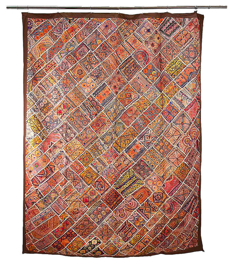 Early 20th Century Metallic Thread Tapestry