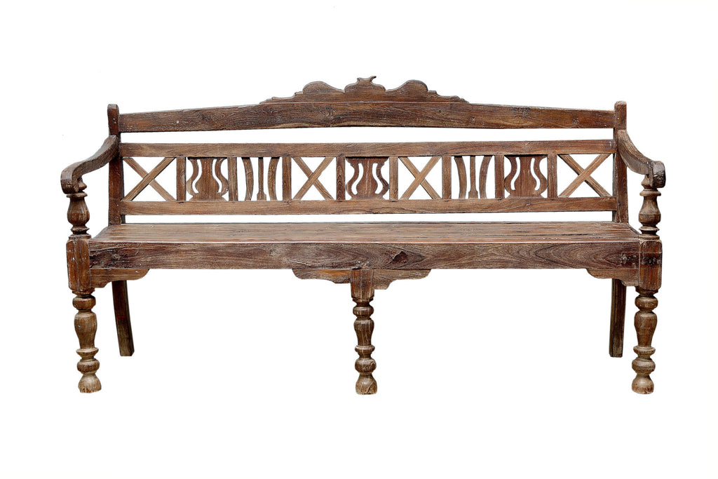 Early 20th Century Indo French Bench