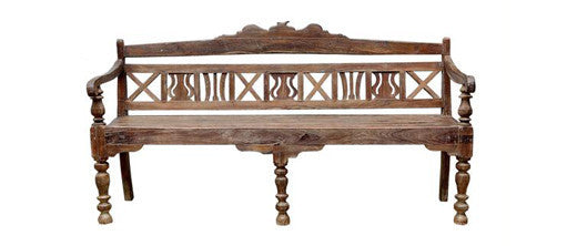 Early 20th Century Indo French Bench
