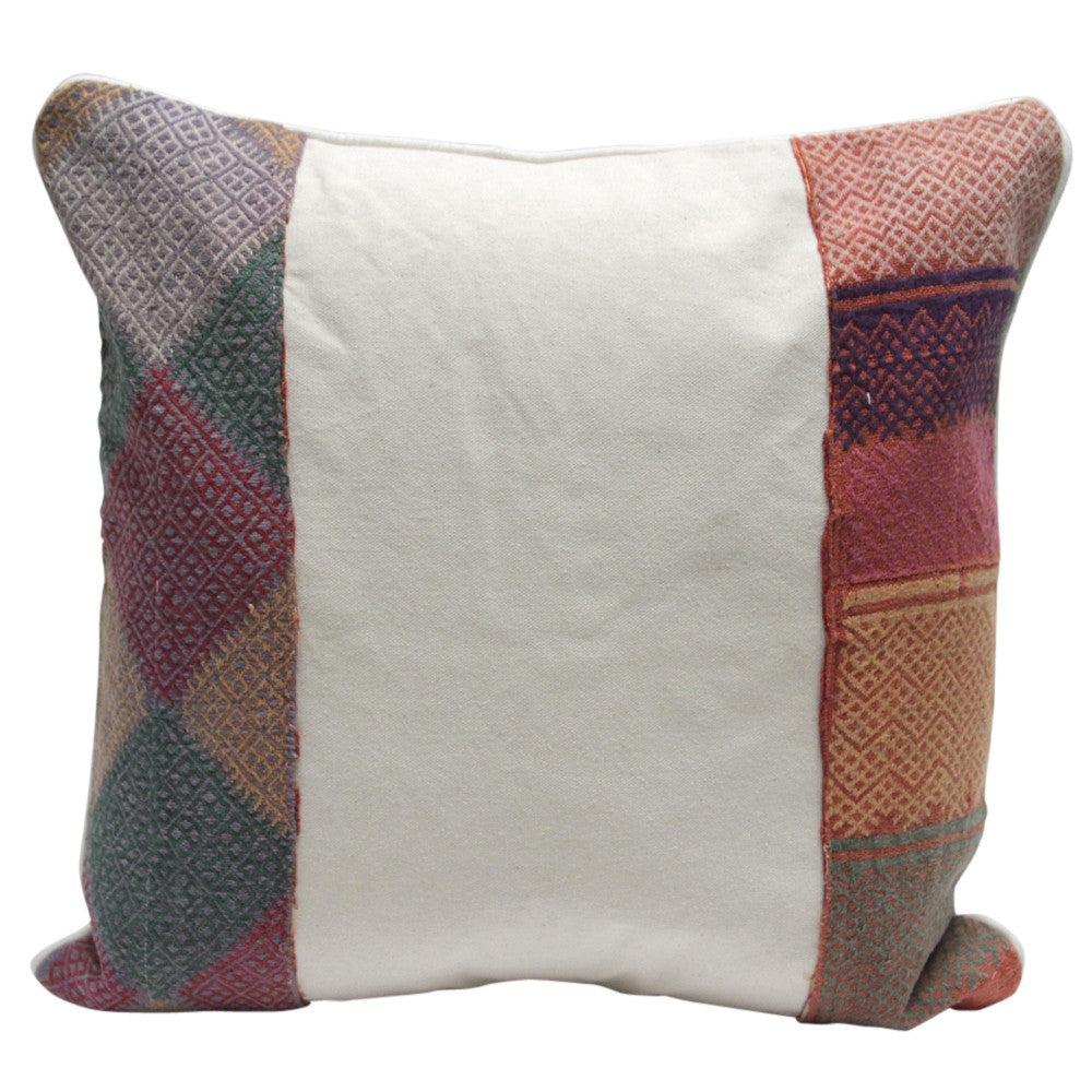 Earthtone Tribal Lace Pillow