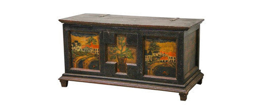 Dutch Colonial Painted Blanket Box