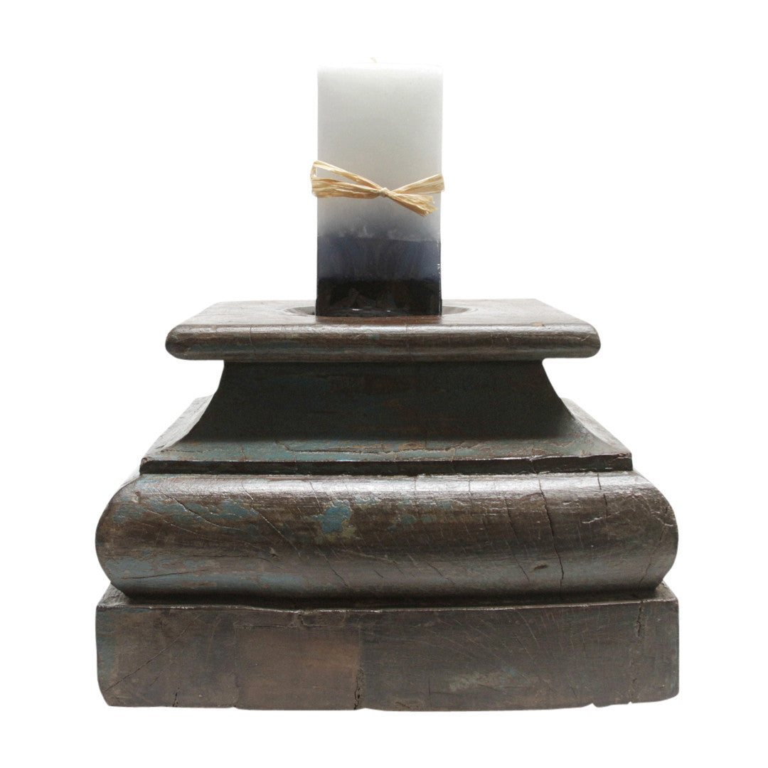 Faded Architectural Candle Holder