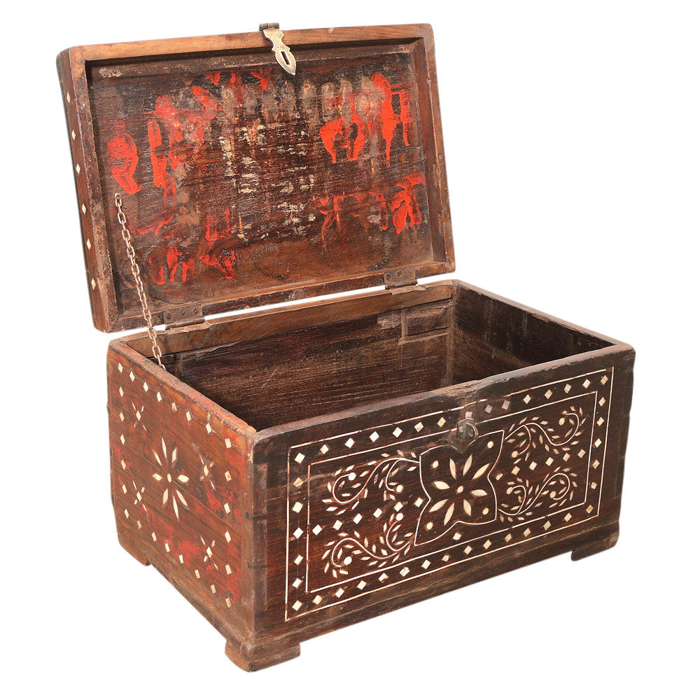 Geometric Bone Inlay Box