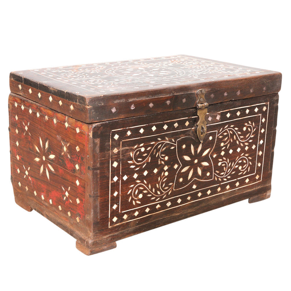 Geometric Bone Inlay Box