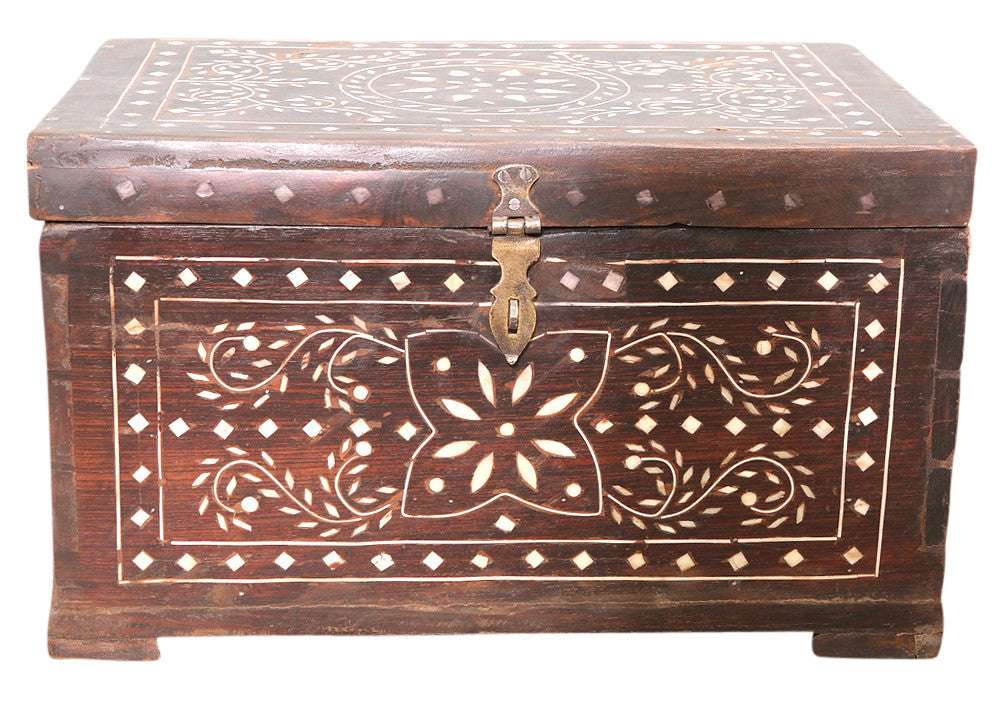 Geometric Bone Inlay Box