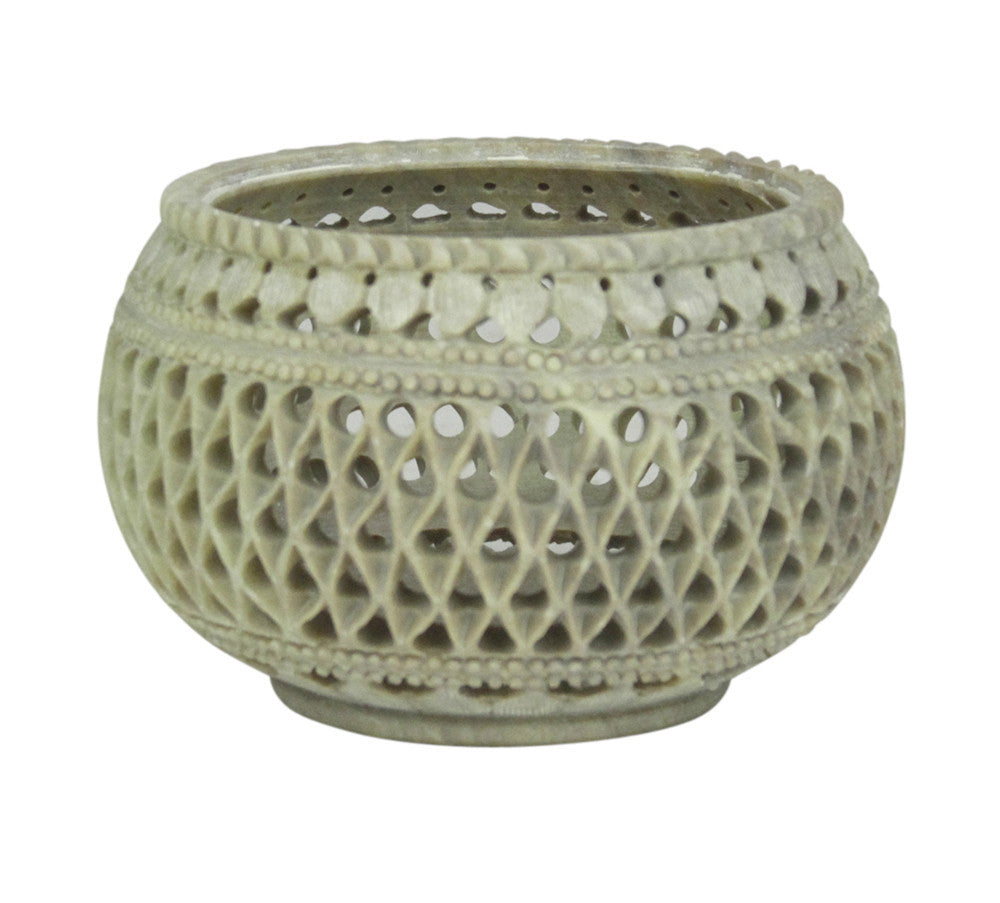 Green Pierced Marble Bowl