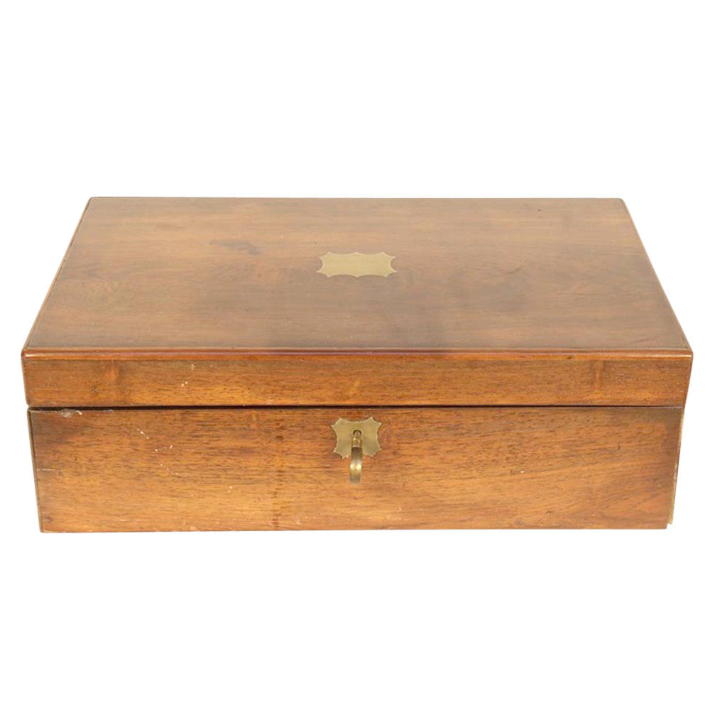 English Mahogany Writing Box
