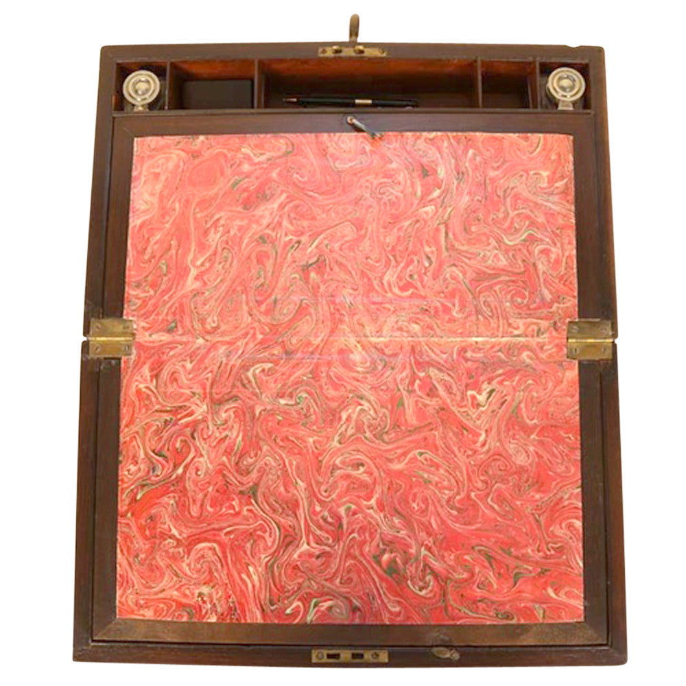 English Mahogany Writing Box