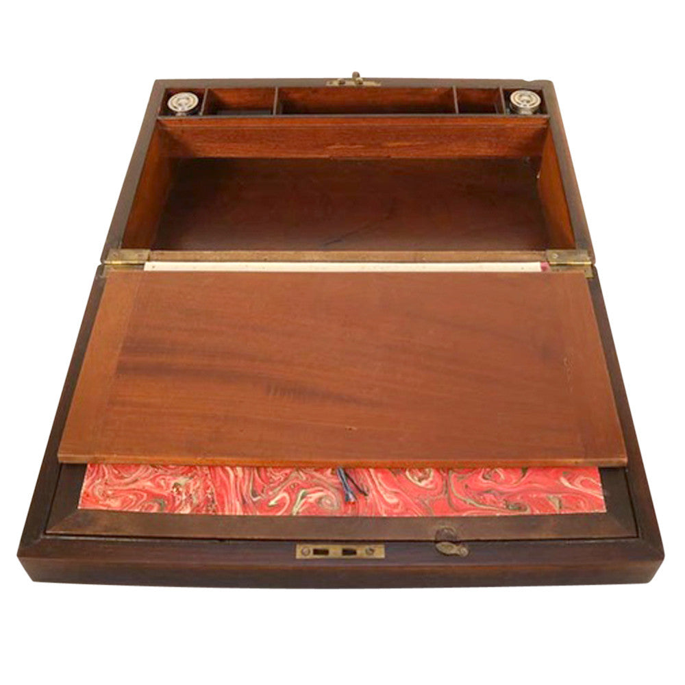 English Mahogany Writing Box