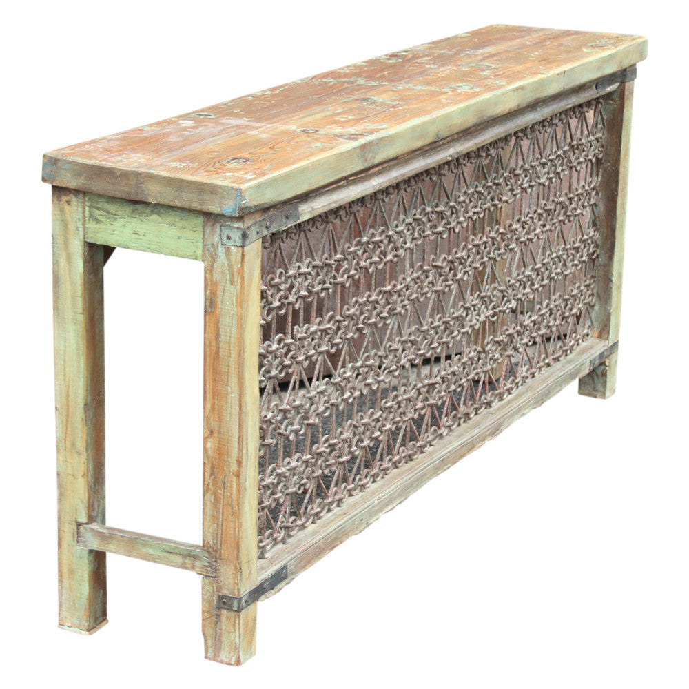 Vintage Jali Console Table