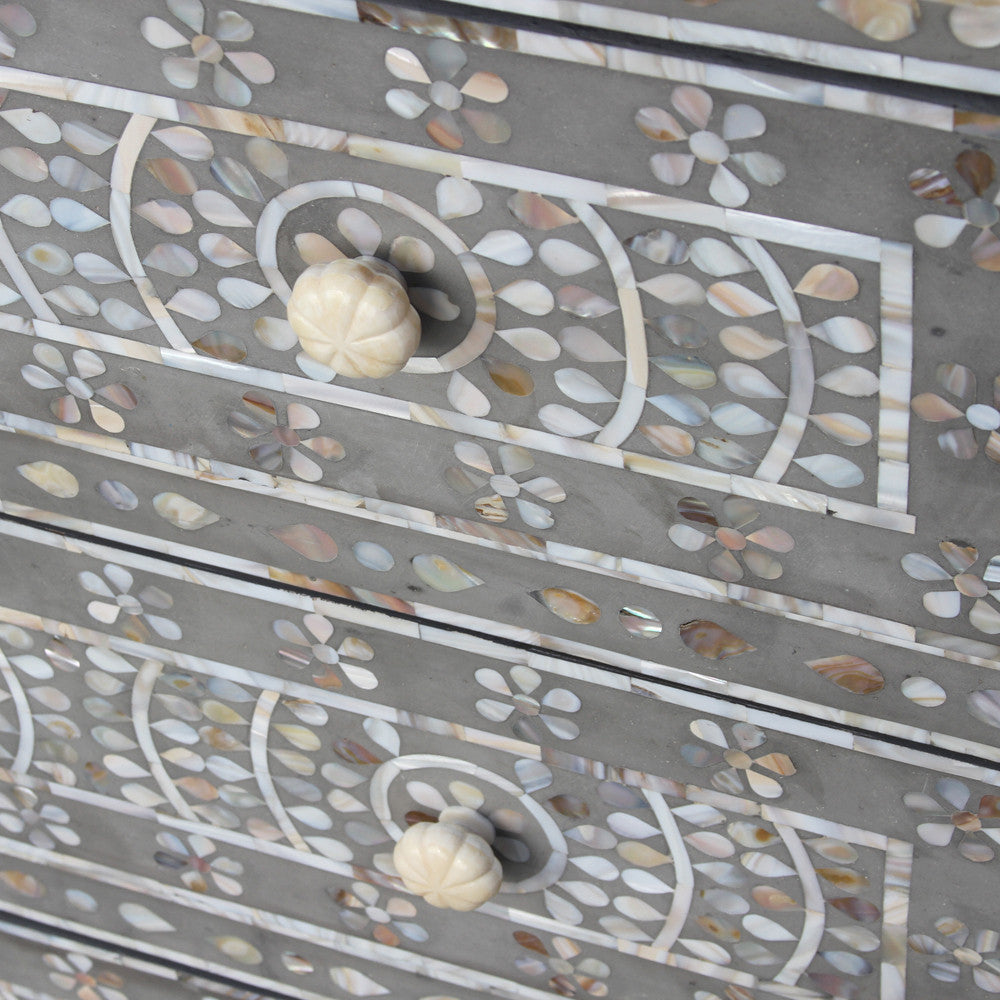 Small Mother Of Pearl Inlay Dresser
