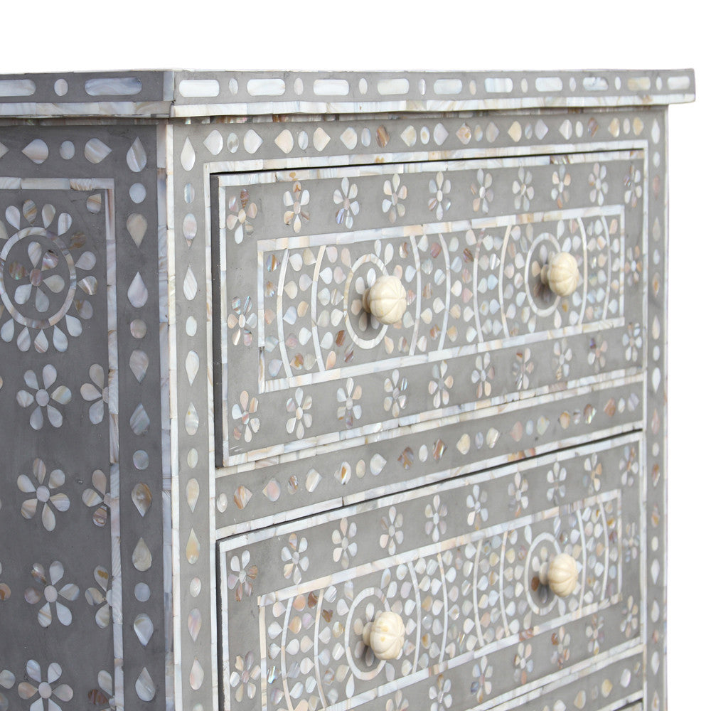 Small Mother Of Pearl Inlay Dresser