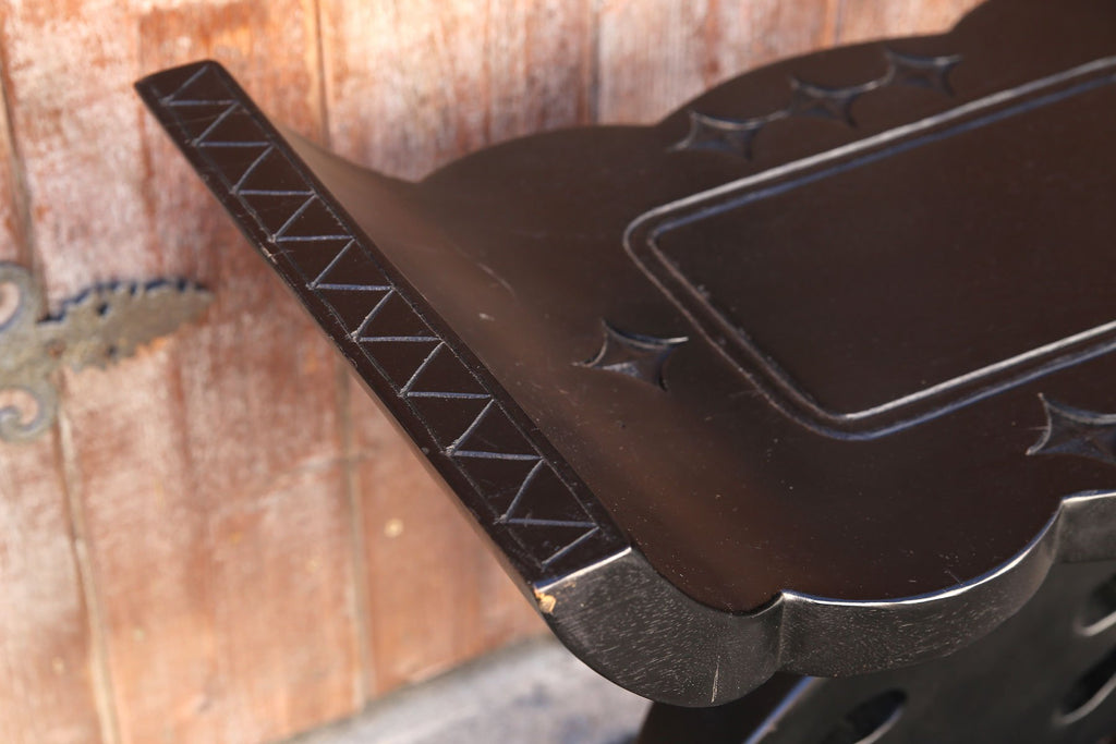 Ebony Ashanti African Side Table