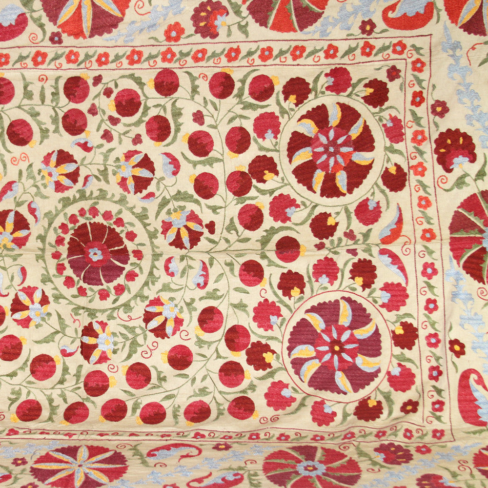 Floral Suzani Embroidery