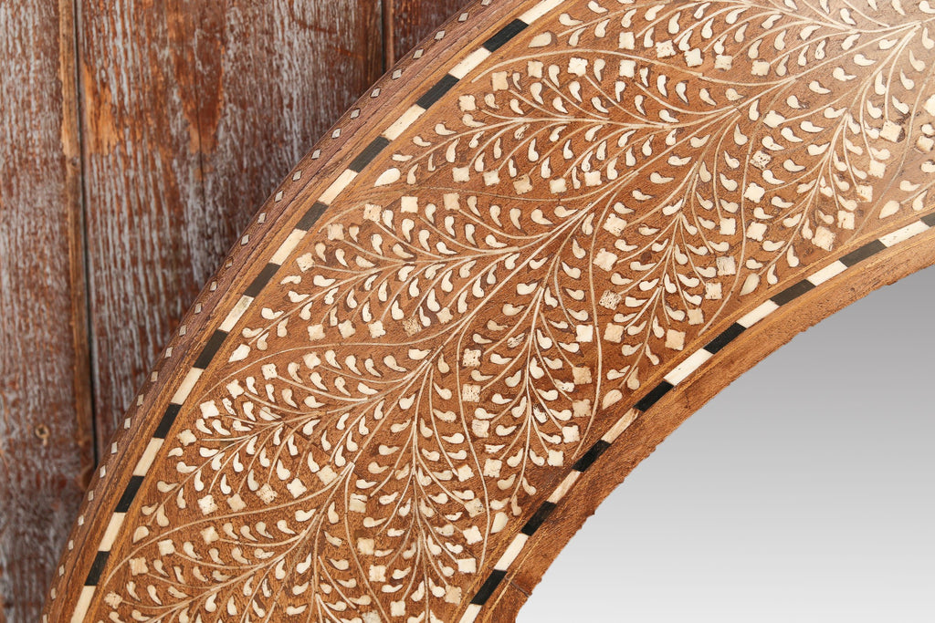 Pattee Foliage Bone Inlay Mirror