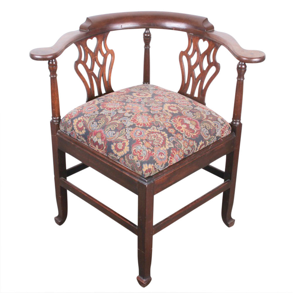 English Chippendale Corner Chair