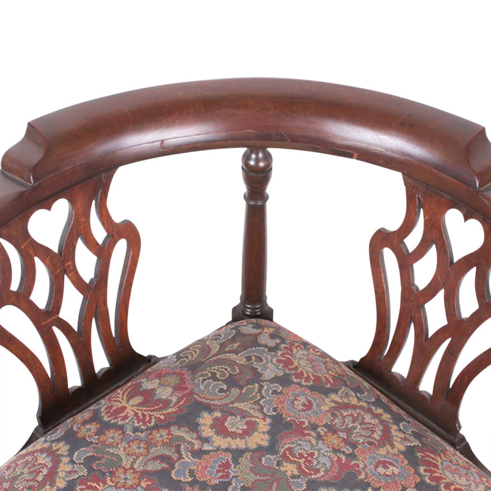 English Chippendale Corner Chair