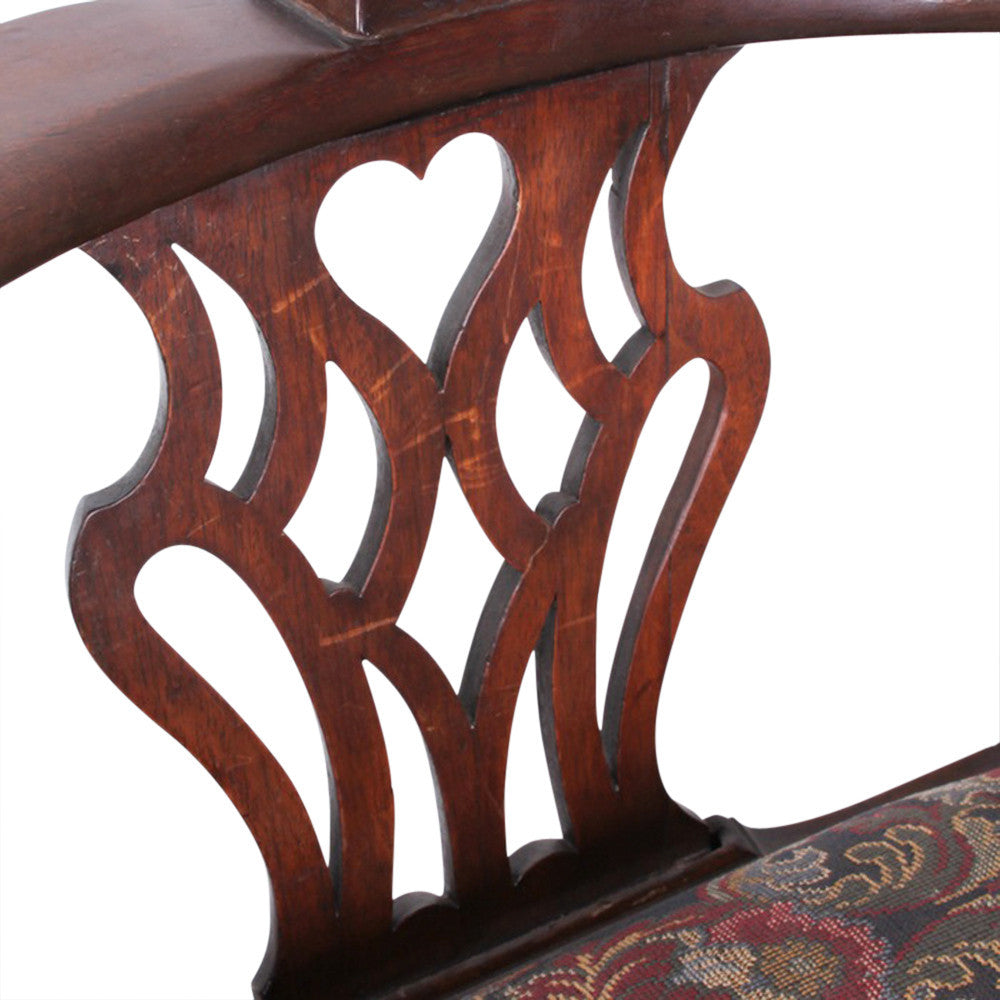English Chippendale Corner Chair