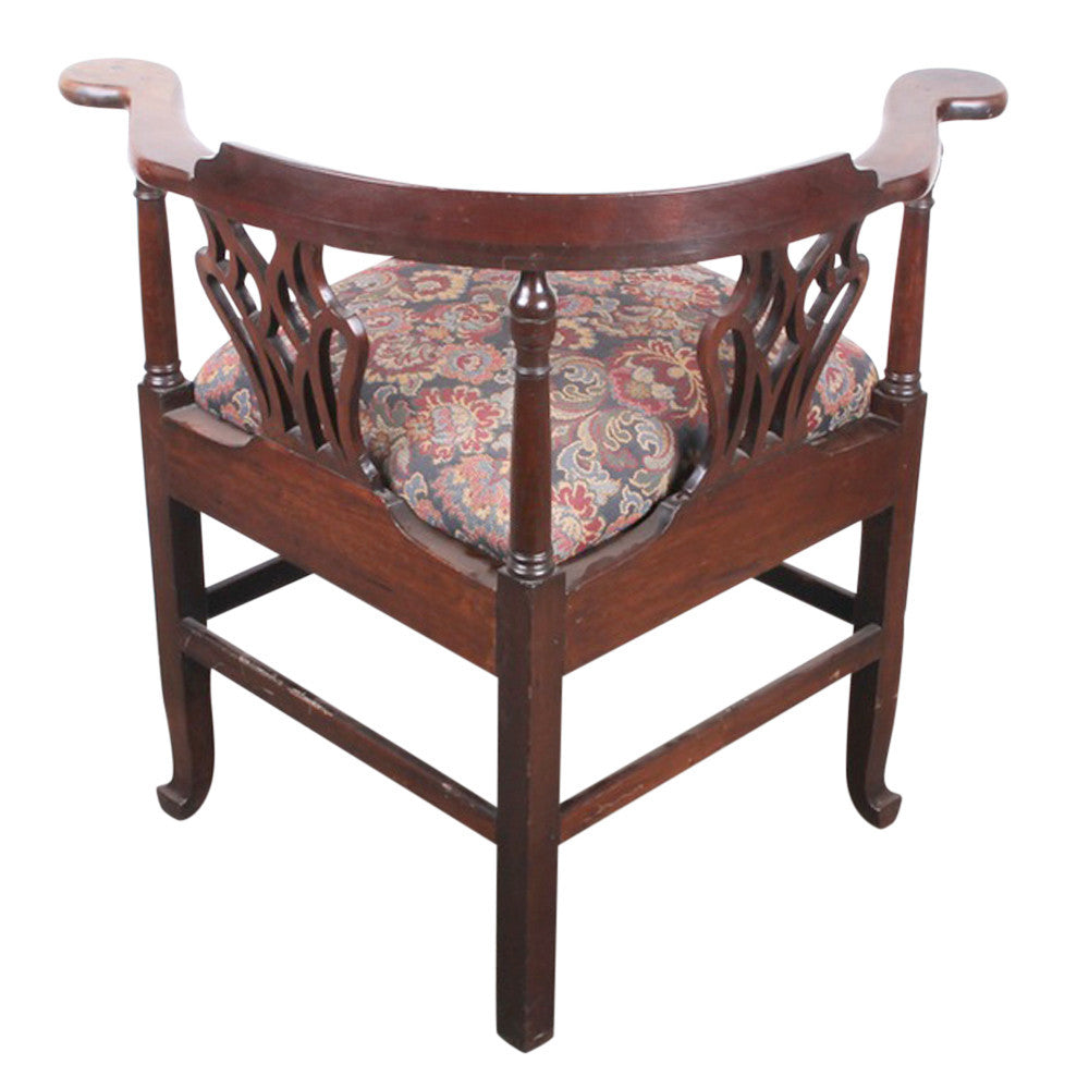 English Chippendale Corner Chair